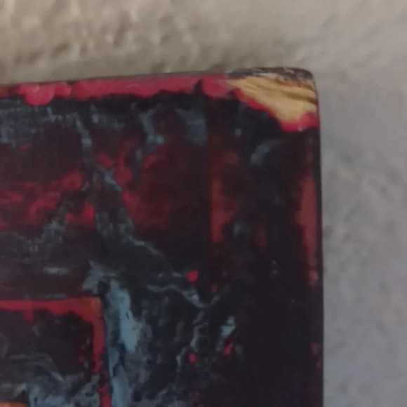 Vintage Style Wood Asian Wall Decor Set of Two - Picture 9 of 9